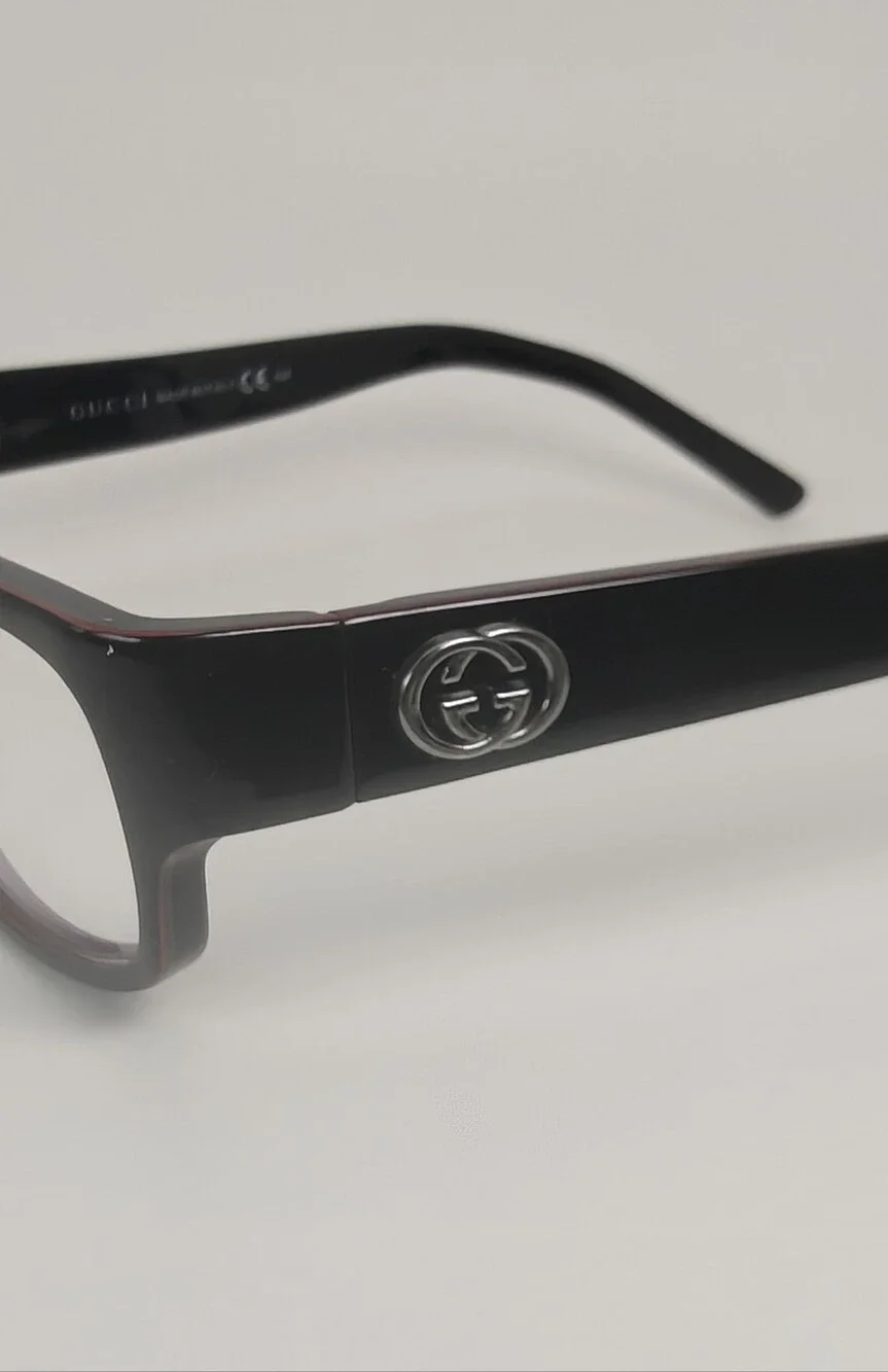 Gucci GG 3152. GTW. Women's Black Rectangular Reading Glasses. Italy